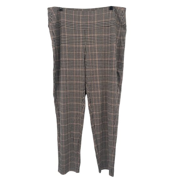 J. Jill Wearever Collection Womens Houndstooth Pull-On Stretch Pants size XL kni - Picture 1 of 5